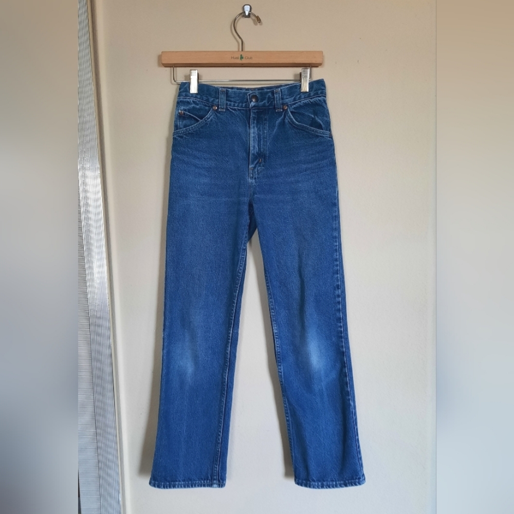 Vintage Girls Classic Blue Straight-Leg Jeans Sprockets Vtg